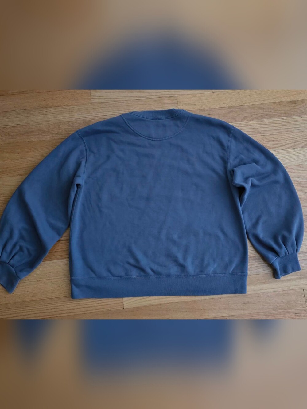 Abercrombie & Fitch Women's M Blue London Soft AF Crewneck Sweatshirt - Picture 5 of 7